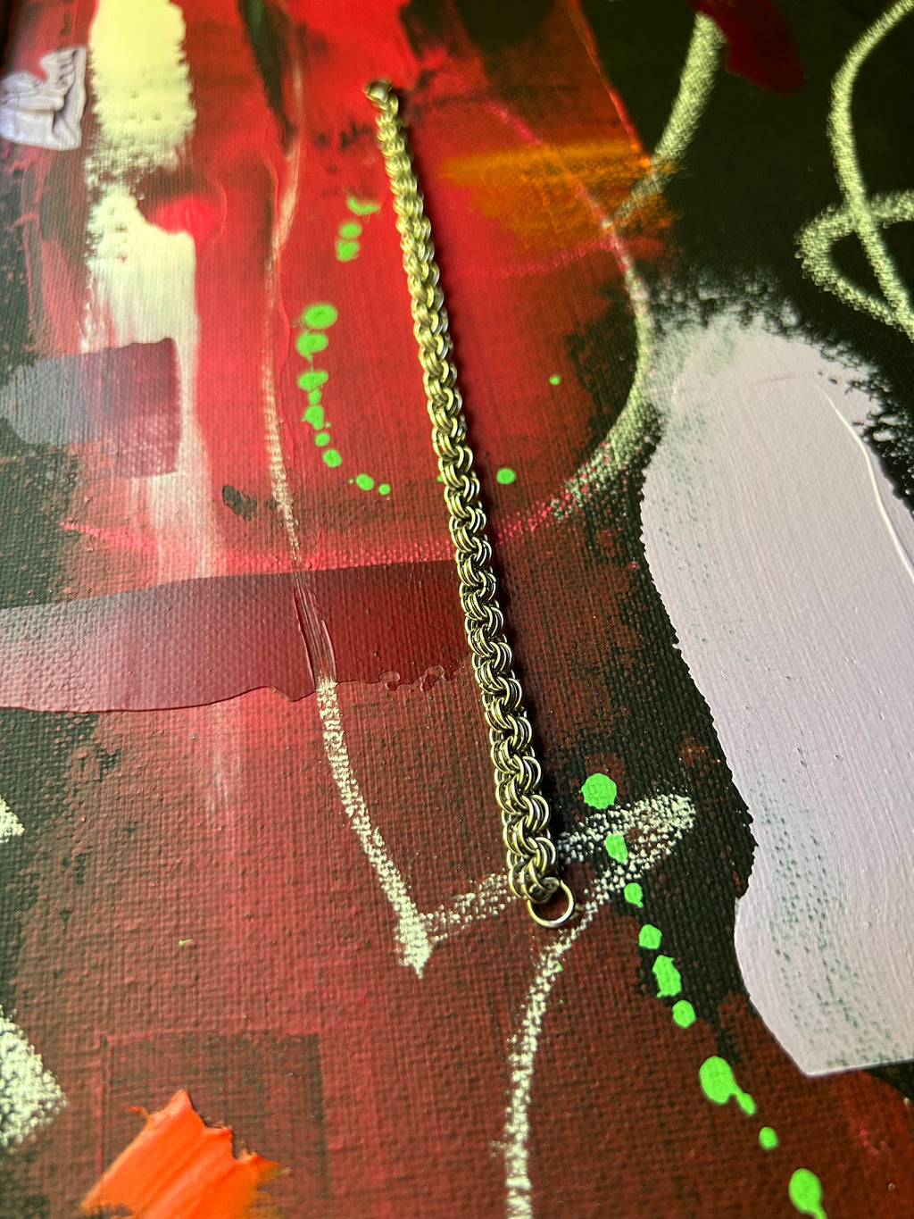3 Ring Chainmail Bracelet