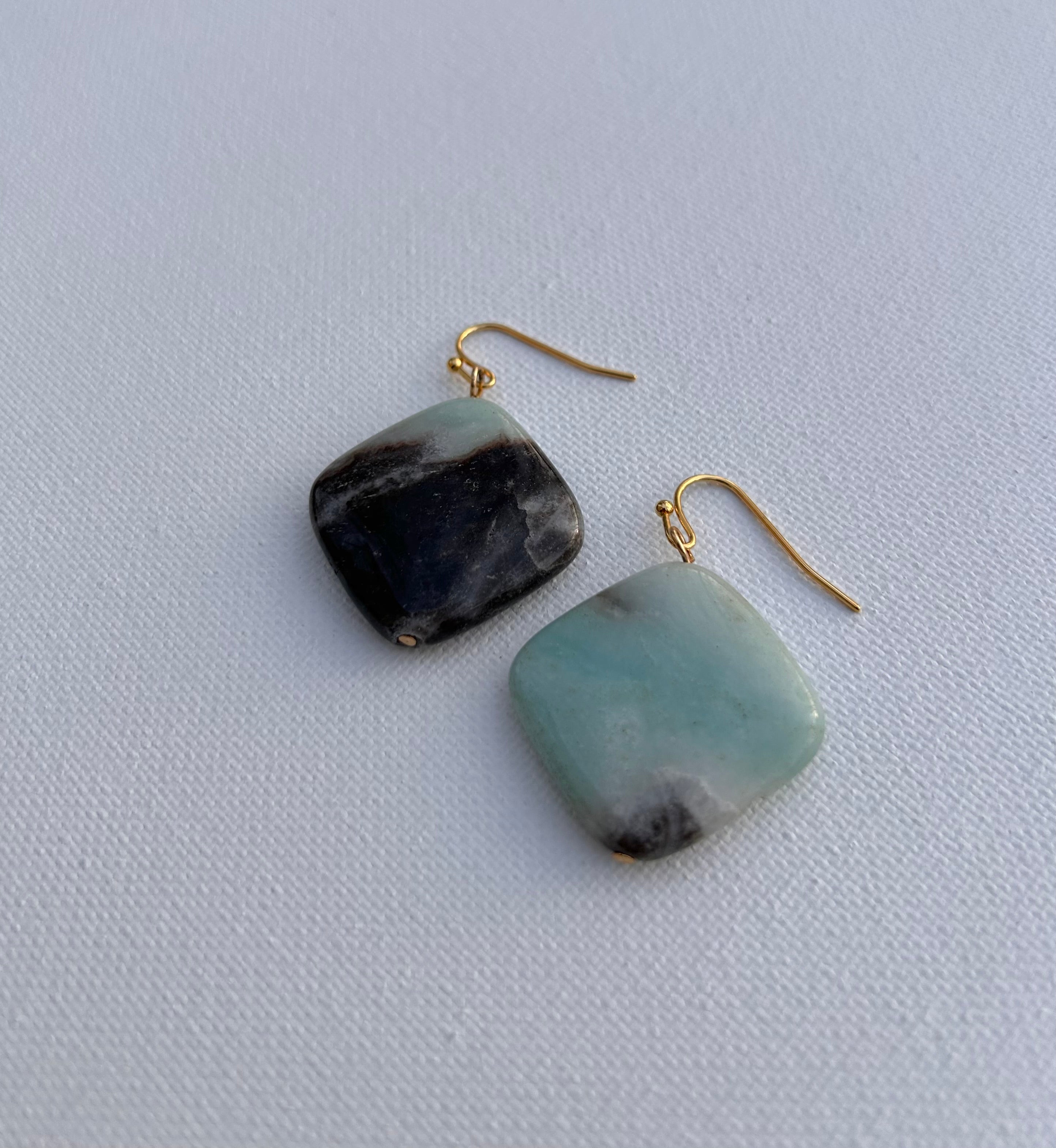 Amazonite Dangle Earrings