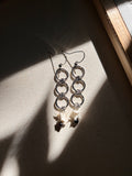 Large Gauge Snake Vertebrae Chainmail Earrings