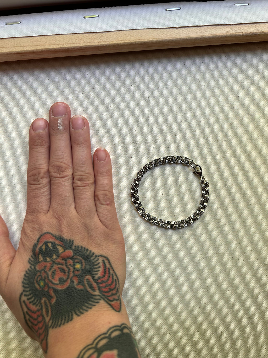 3 Ring Chainmail Bracelet