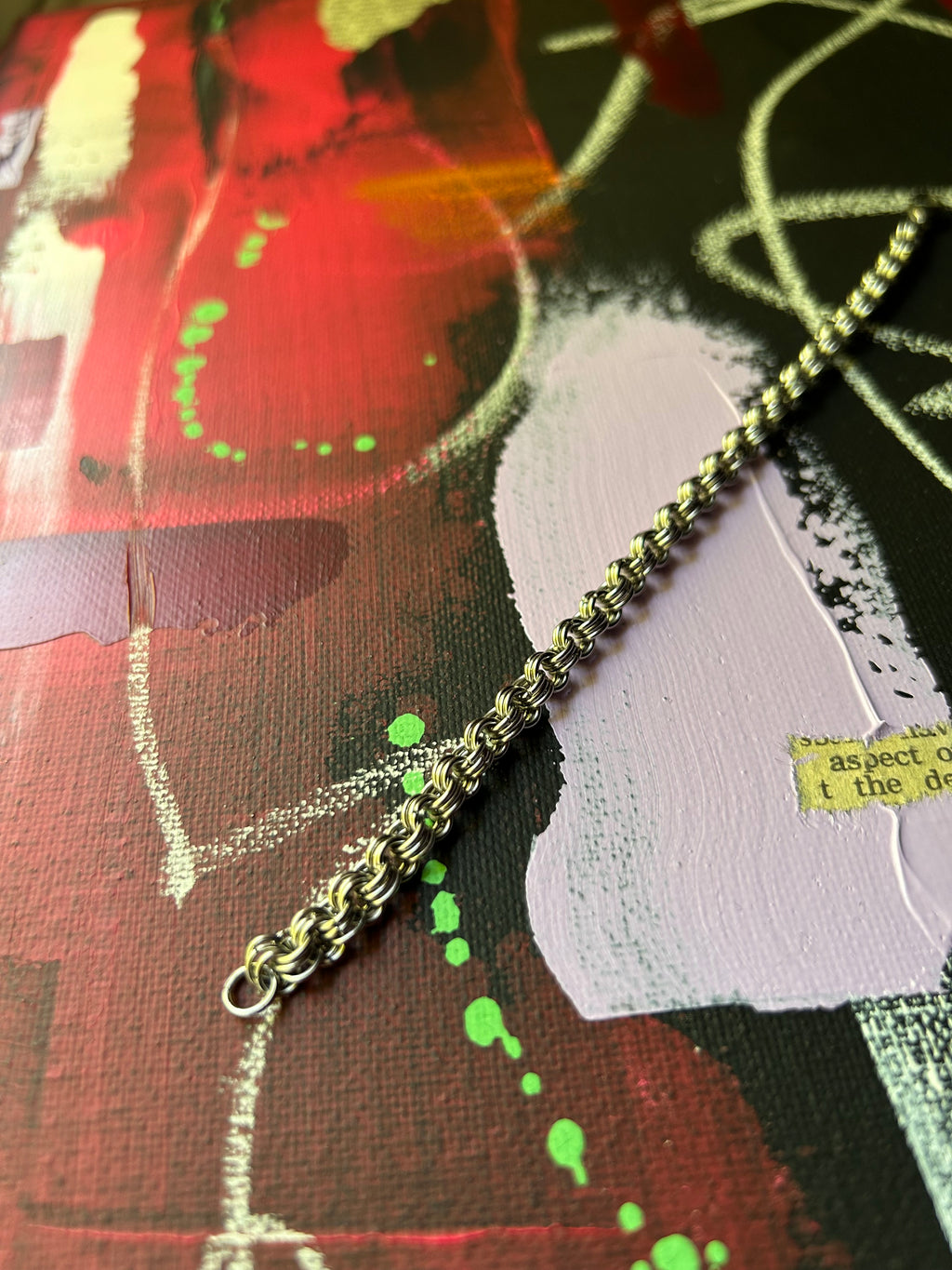 3 Ring Chainmail Bracelet