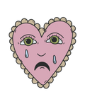 The OG Crying Heart Sticker