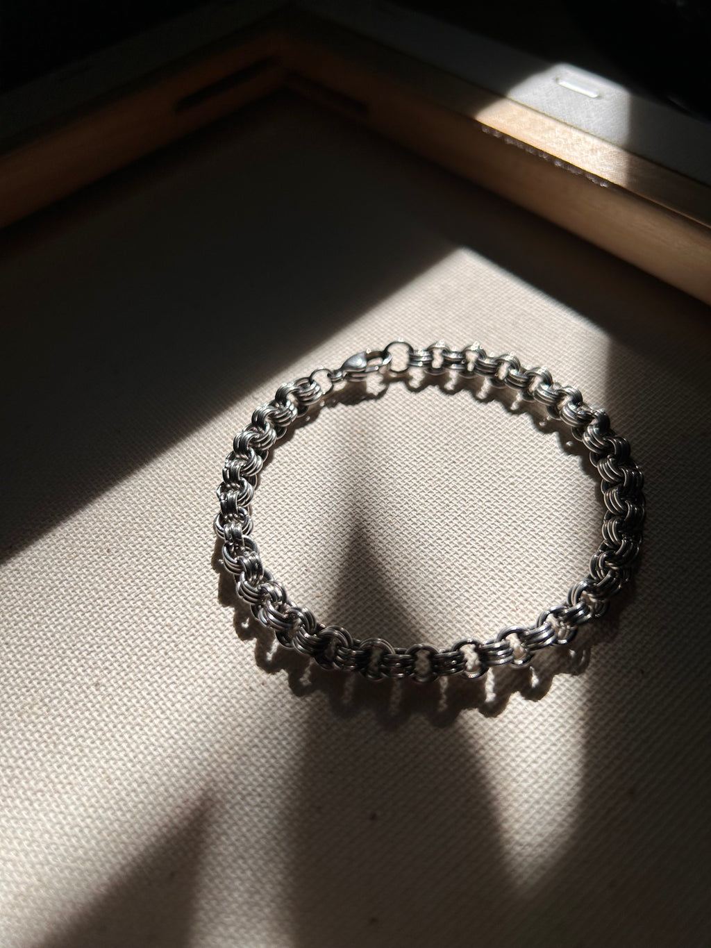 3 Ring Chainmail Bracelet
