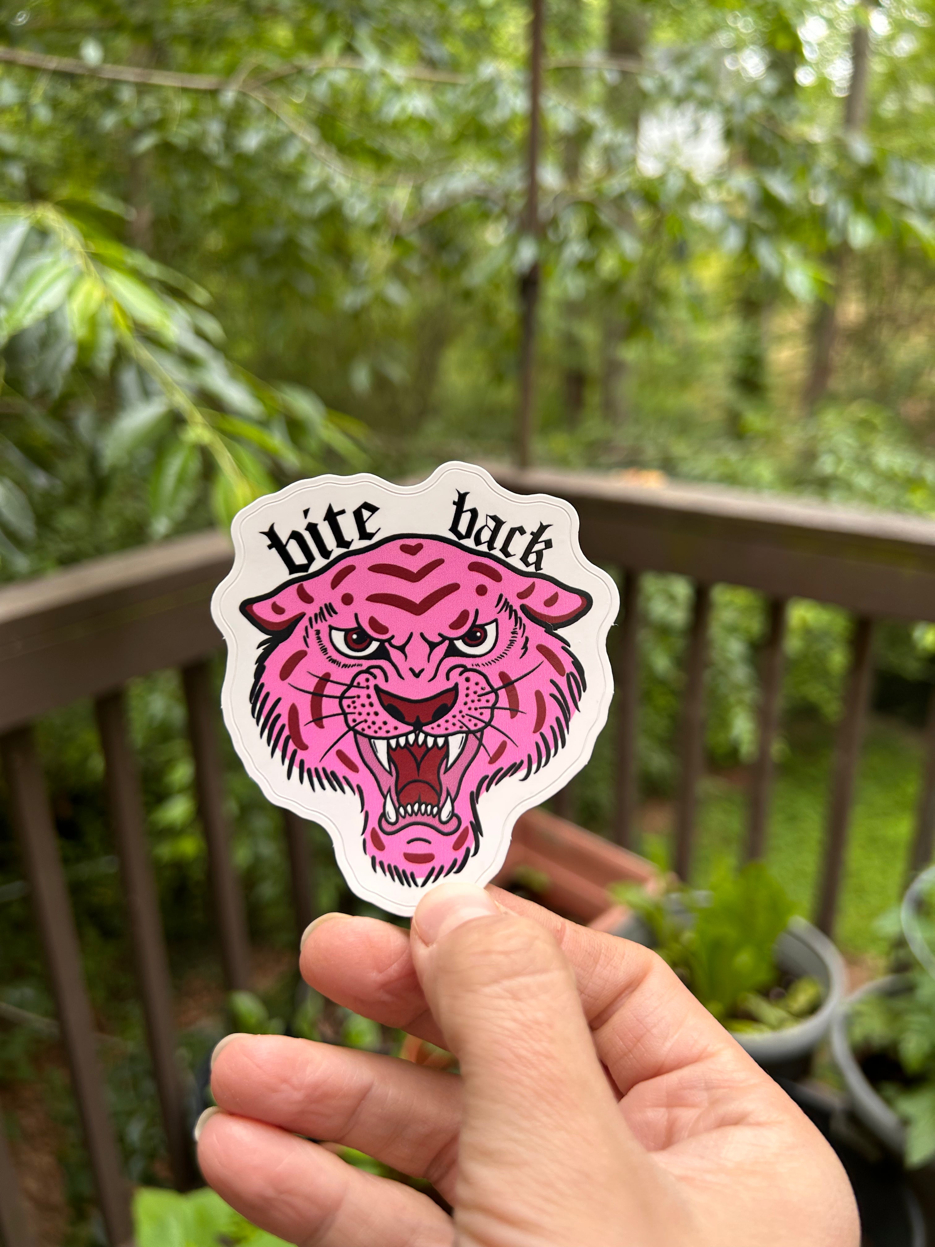 Bite Back Sticker