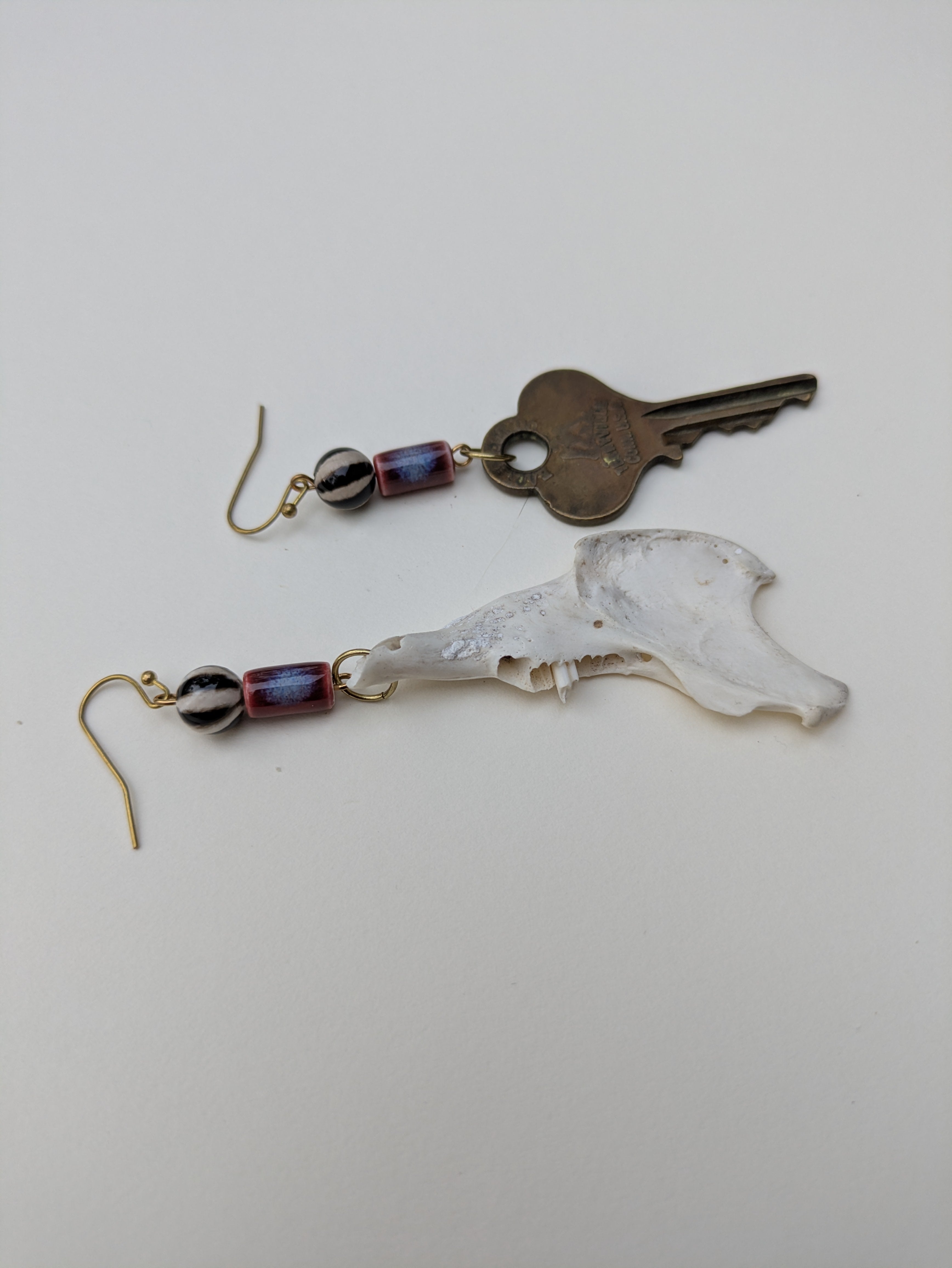 Key & Jaw Earrings