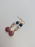 Pink Teardrops Earrings