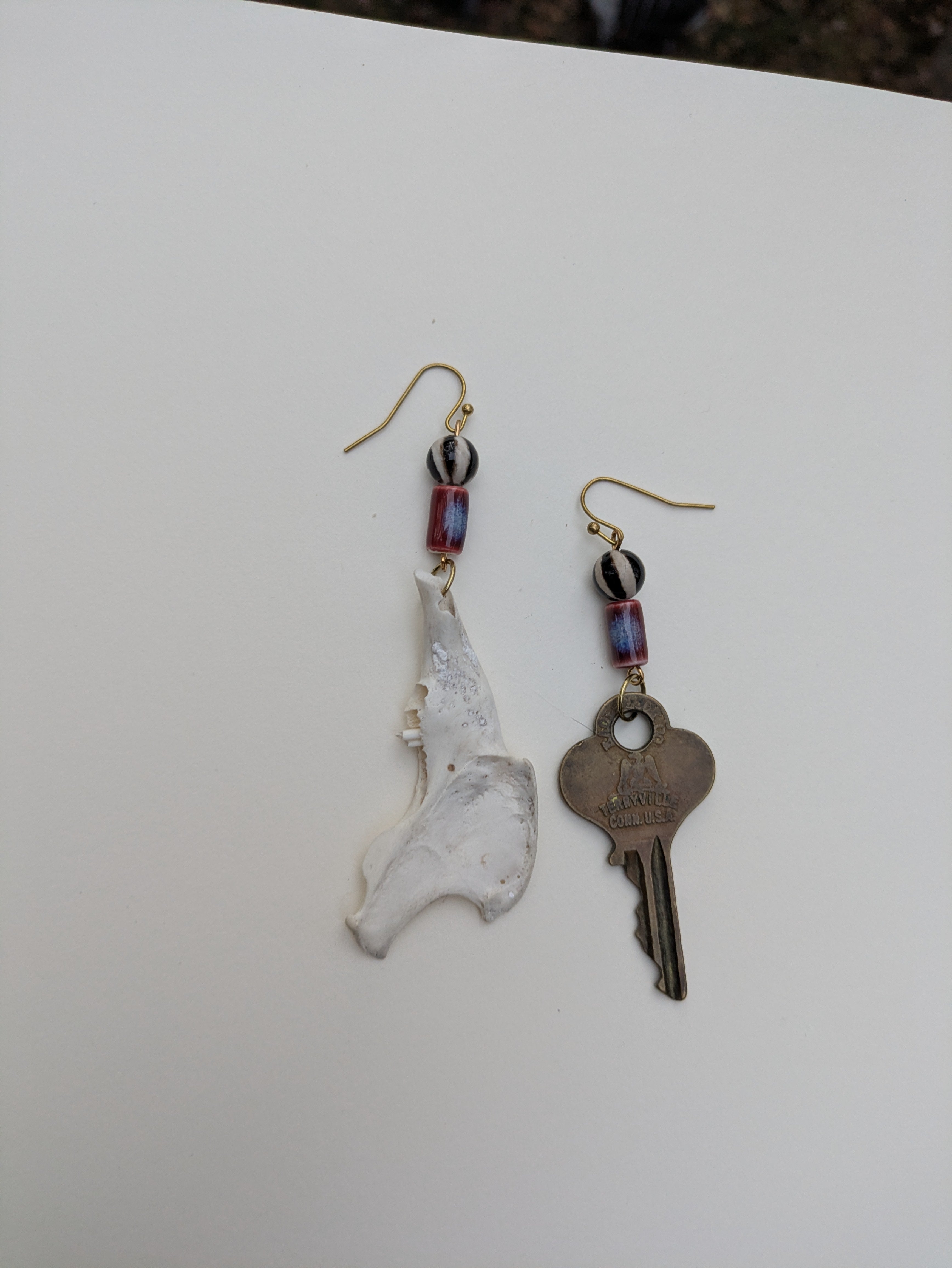 Key & Jaw Earrings
